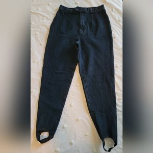 Rare Vintage Guess Black Stirrup Jeans